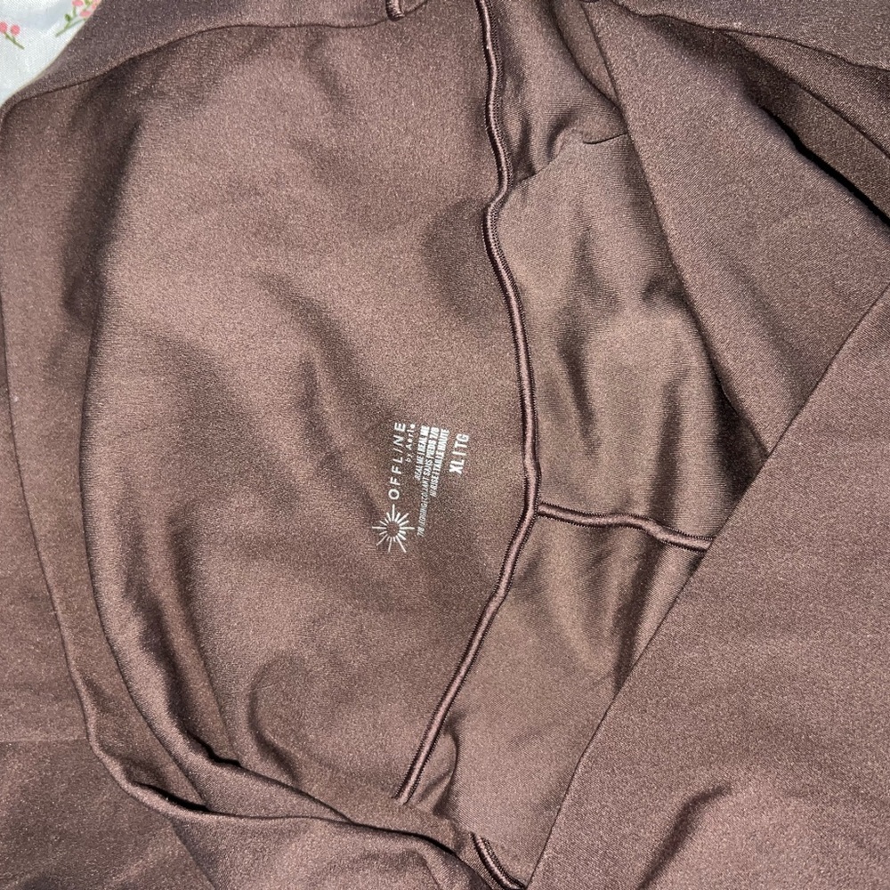 AERIE leggings reel brown